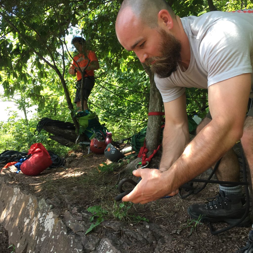 outdoor top rope anchors